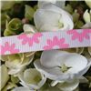 Order  Flower Ribbon - Half Blooms on Pink